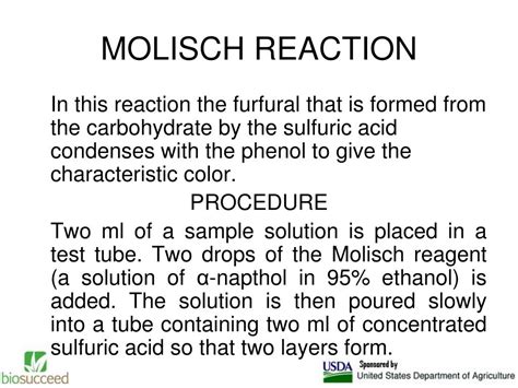molisch reaction.